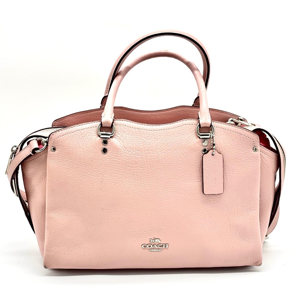 Coach Drew Satchel in Blossom Pink - Picture 1 of 14